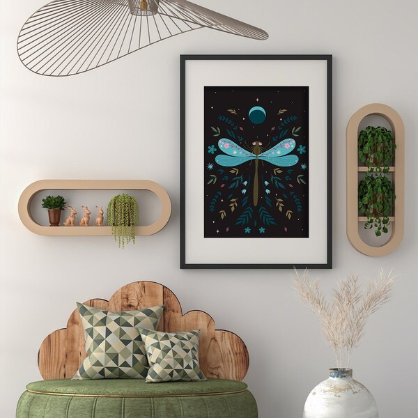 Dragonfly Artwork - Etsy