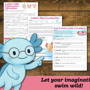 Axolotl Unit Study: Early Elementary Ages 4-9 (digital Download ...