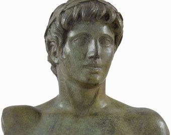 Apollo bronze statue sculpture - Olympian God of light sun music poetry