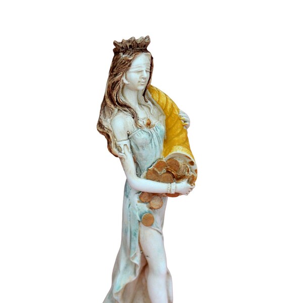 Tyche sculpture statue - Goddess of Chance Fate and Fortune - Tykhe