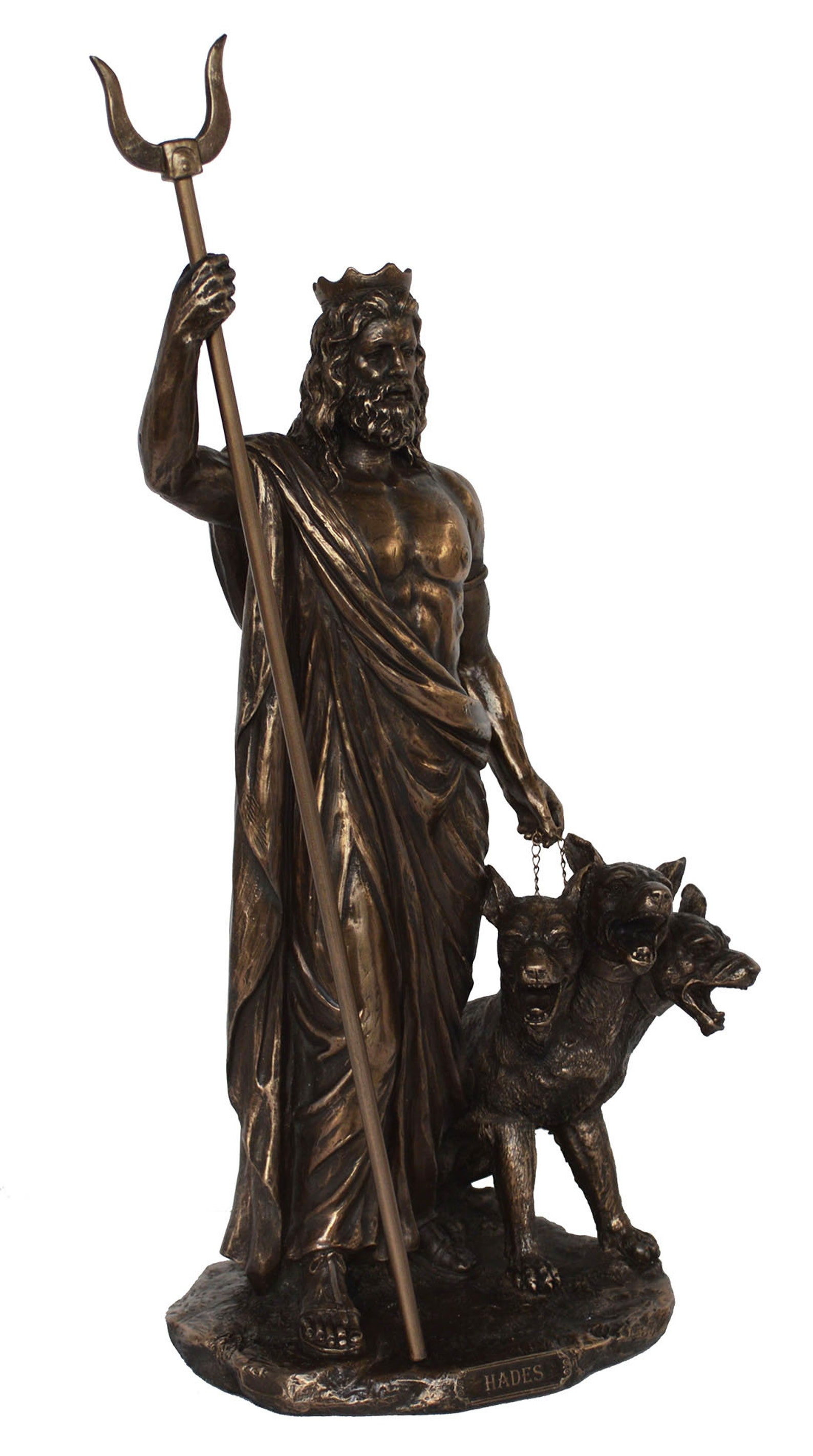 Hades Beeld Cerberus Oude Griekse God van de onderwereld Koude Etsy
