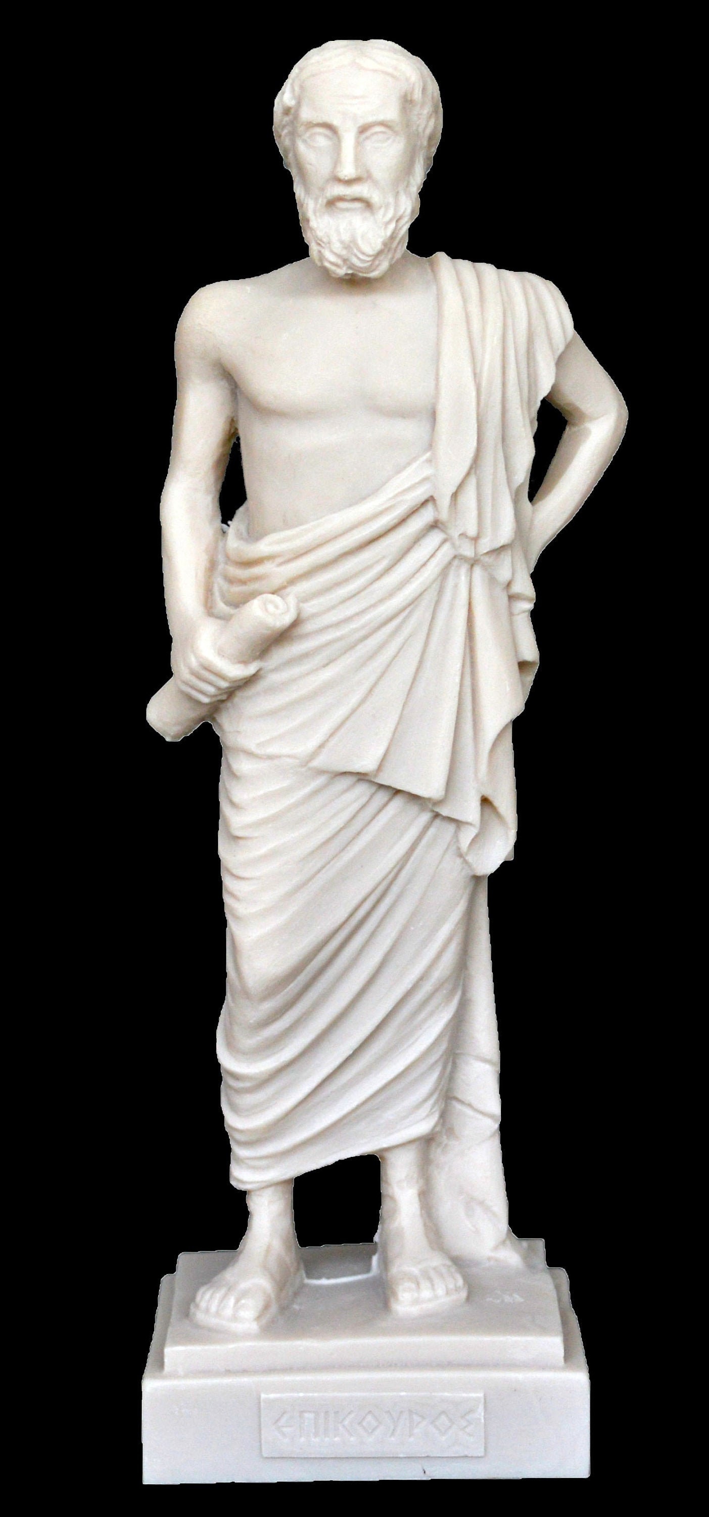 Epicurus Statue Ancient Greek Philosopher Epicureanism - Etsy