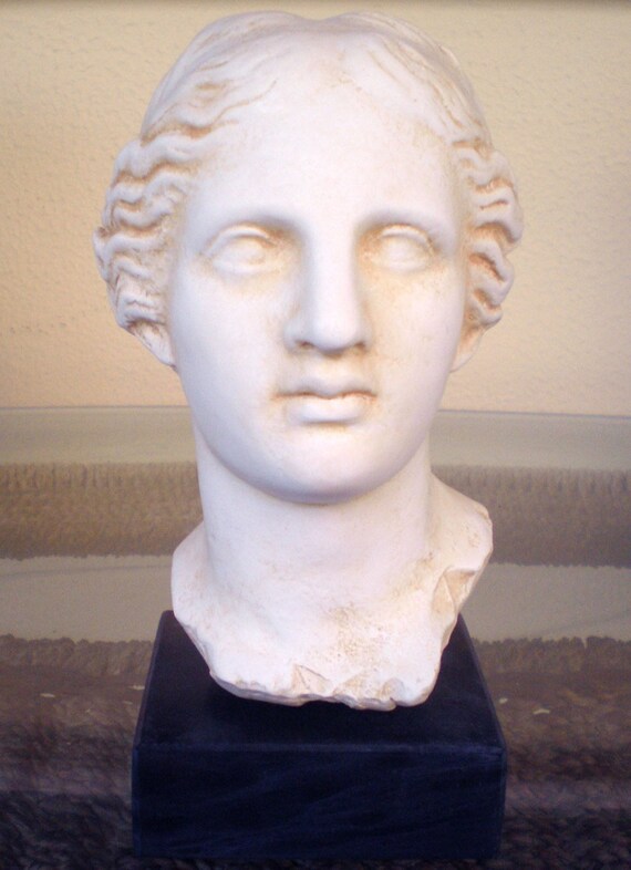 Aphrodite Bust Goddess Of Love Beauty Venus Etsy