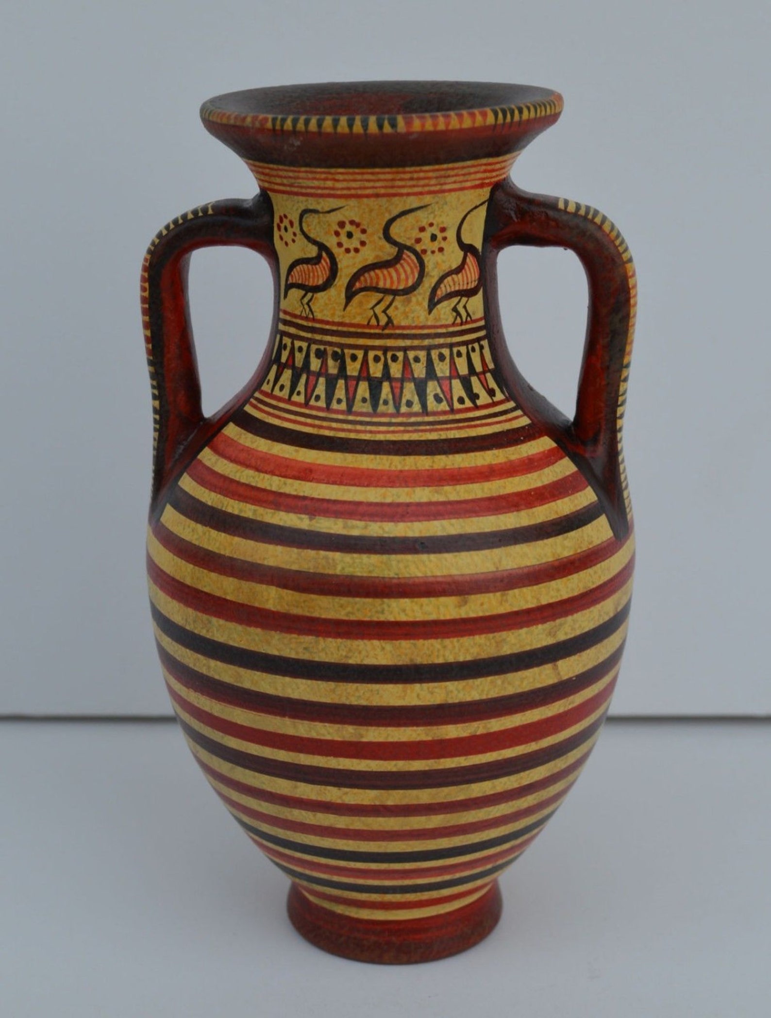 Minoan Pottery Small Amphora Replica 2700 B.C.1500 B.C. Etsy