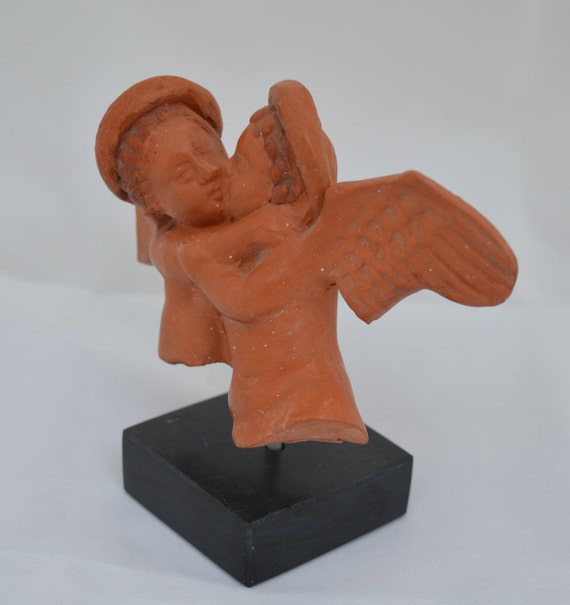 Sleeping Eros Ceramic Figurine-Museum Replica-God of Love-Son of Aphrodite-Cupid