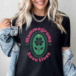 Breast Cancer Awareness Shirt, Mammographer Crewneck, Mammogram Sweater, Mammograms Save Lives T-Shirt, Medical Imaging Tee, Student Tee