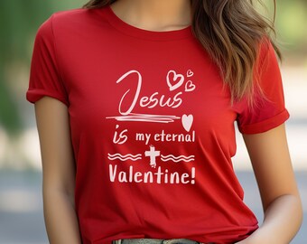 Christian Valentine Shirt, Jesus Tshirt, Faith Heart Tee, Christian Apparel, Christian Clothing, Christian Streetwear, Faith Based Gift