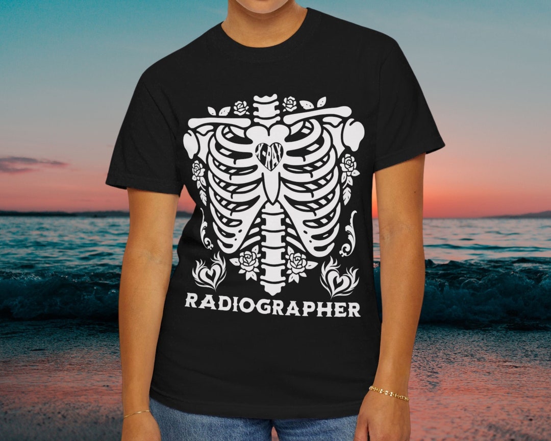 Halloween Radiographer Shirt, Fall Skeleton Xray Tee, Gift for ...