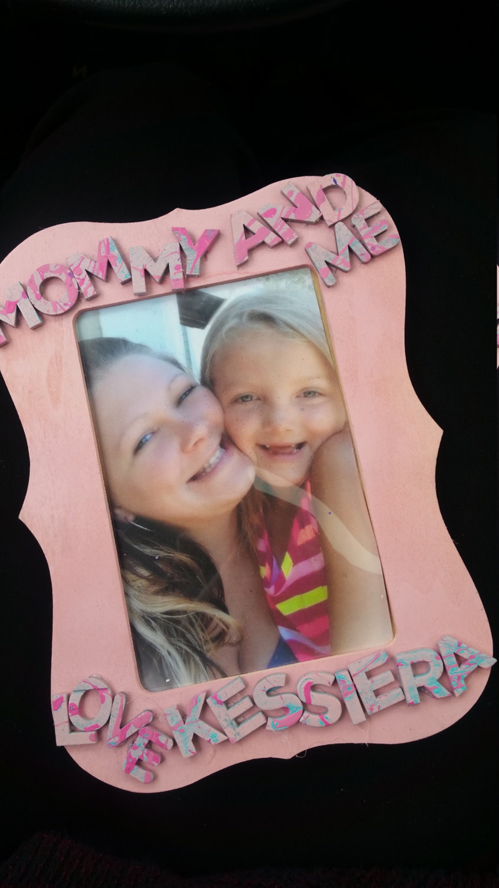 Personalized Mommy & Me Frame with Name Etsy
