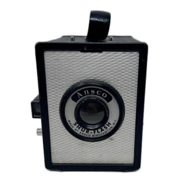 Vintage Art Deco 1950s Ansco Shur Flash Box Camera Binghamton New York