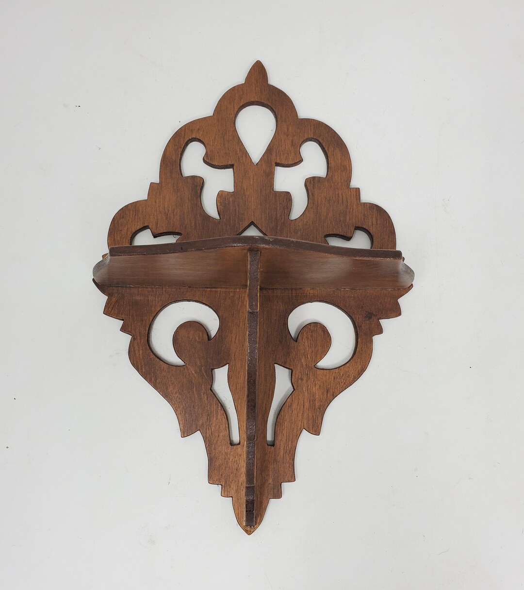 Vintage Wooden Decorative Wall Shelf for Knickknacks Etsy