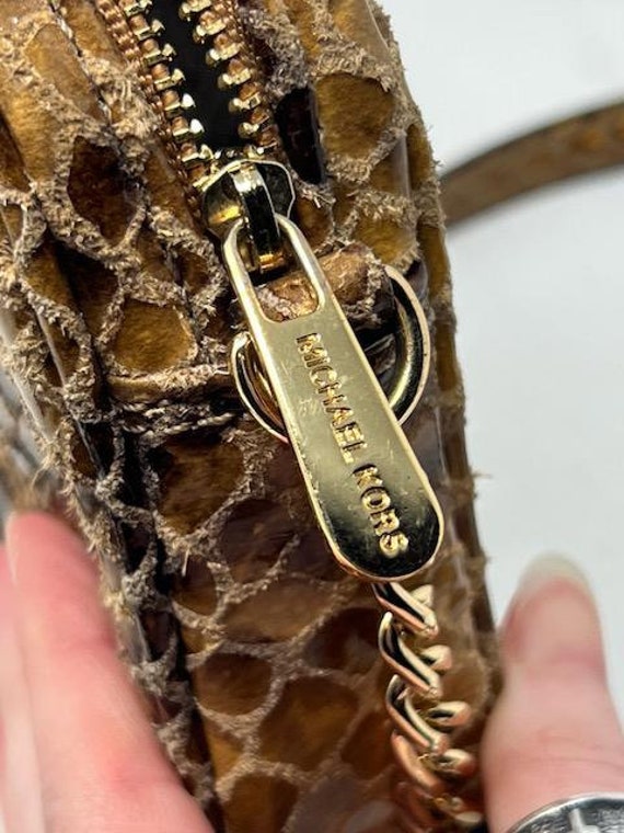 michael kors python crossbody