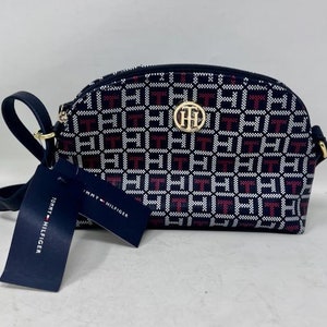 New With Tags Tommy Hilfiger TH Logo Makeup Bag