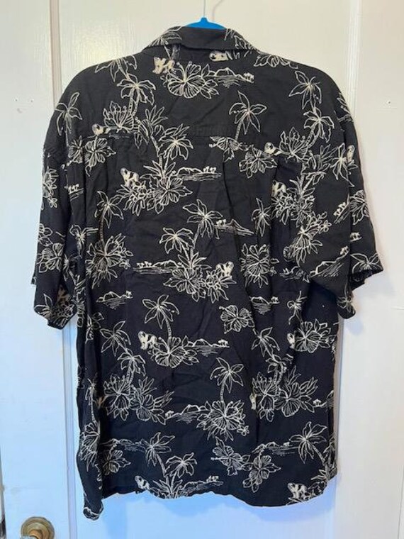 Chemise vintage authentique Big Dog hawaïenne boutonnée taille homme