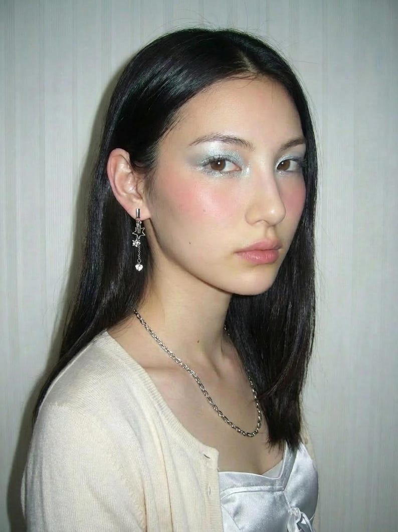 Y2k Jewelry Star Earrings Fairycore Hoops Coquette Huggies Minimalist Kpop Nana Anime image 2