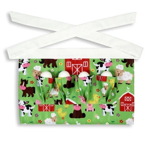 Toddler Egg Apron for Kids Barnyard Egg Collecting Apron for Gathering Eggs Apron for Children Kids Egg Apron for Kids Child Egg Apron