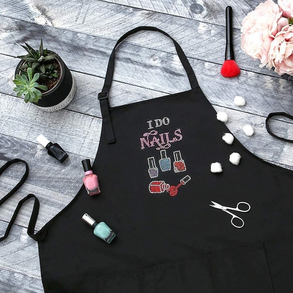Nail Tech Apron Etsy