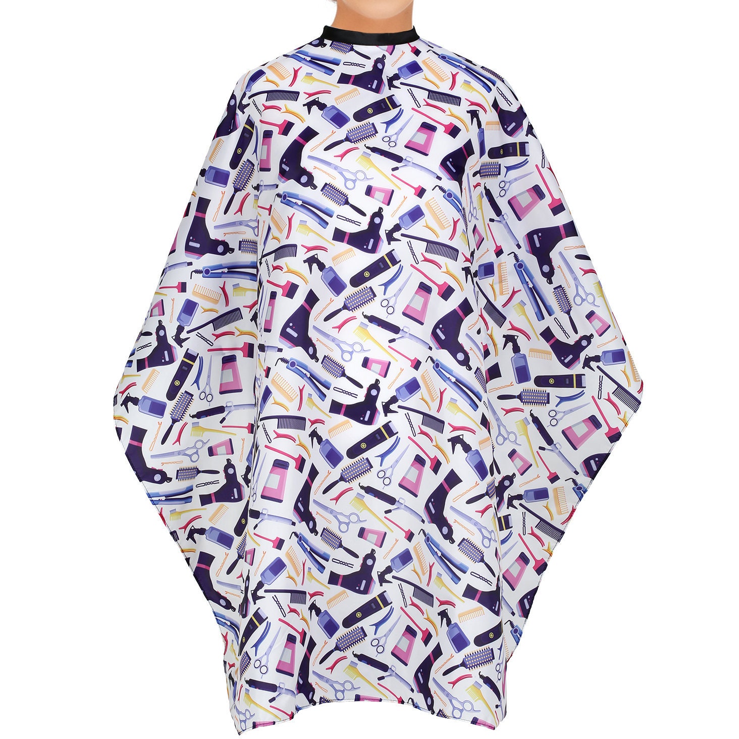 Women&#39;s Hair Tools Cape for Salon or At Home Hair Cutting, Coated Polyester