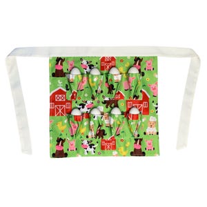 Child Egg Apron Pockets for Eggs Barn Apron for Kids Egg Collecting Apron Egg Gathering Apron for Backyard Chickens Egg Apron for Children