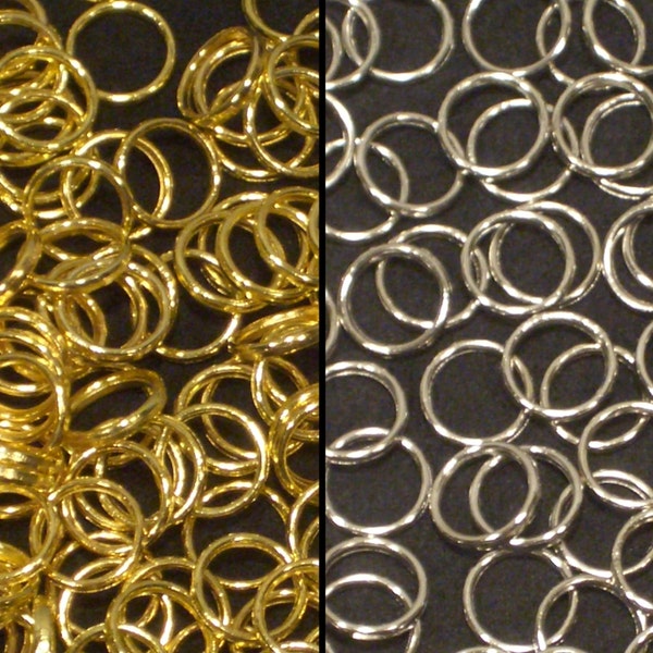 Nickel Plated or Brass Finish sew on rings for Roman shades and Tiebacks quantities of 50 or 200 available. FAST FREE SHIPPING