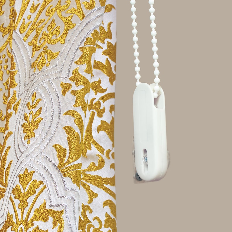 Universal Cord Tension Device for Window Shade Continuous Loop Cords & Beaded Chains White