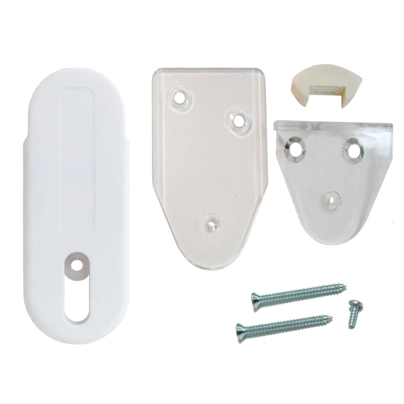 Universal Cord Tension Device for Window Shade Continuous Loop Cords & Beaded Chains White