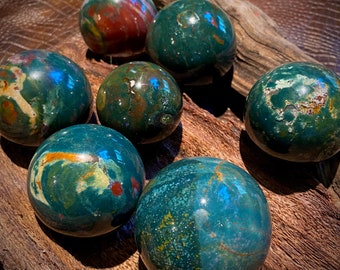 Bloodstone Spheres, Strength, Courage, Purification, VITALITY, Menopause