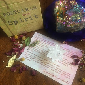 Oracle Card Draw, Postcard From Spirit! RECIEVE ACTUAL CARD drawn specifically for you.