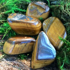 Confidence, STRENGTH, Vitality, Balance, Tiger Eye Tumbled, Energy, Physical Action, Mental Clarity