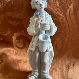 Lladro Sad Sax Clown - Etsy