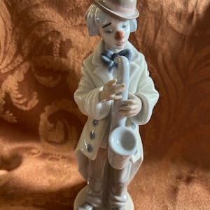 Lladro Sad Sax Clown - Etsy