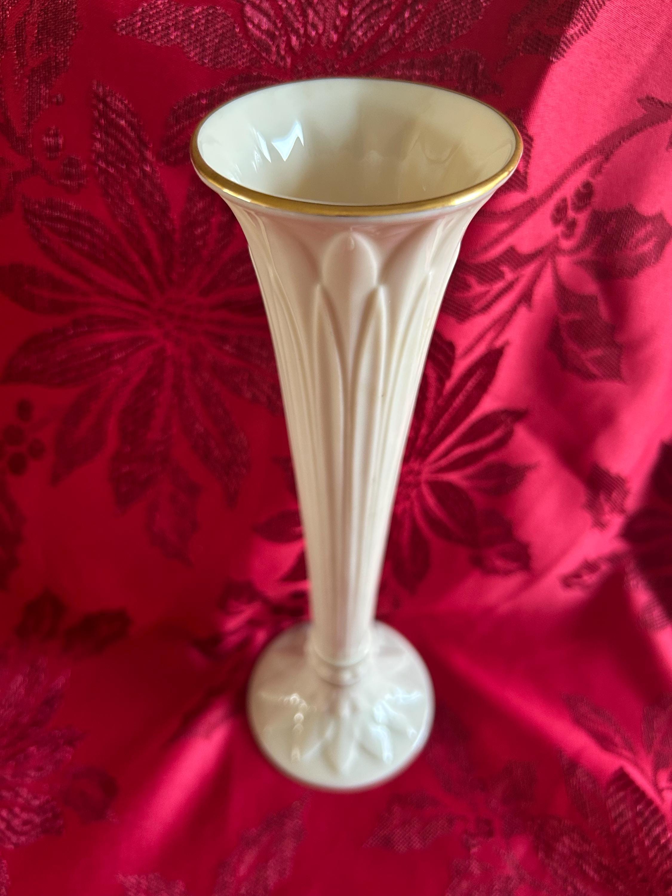 花瓶・フラワースタンド Lenox Tivoli Bud Vase 24K Gold Trim Lenox Tivoli Bud Vase With 24 K Gold Trim 9