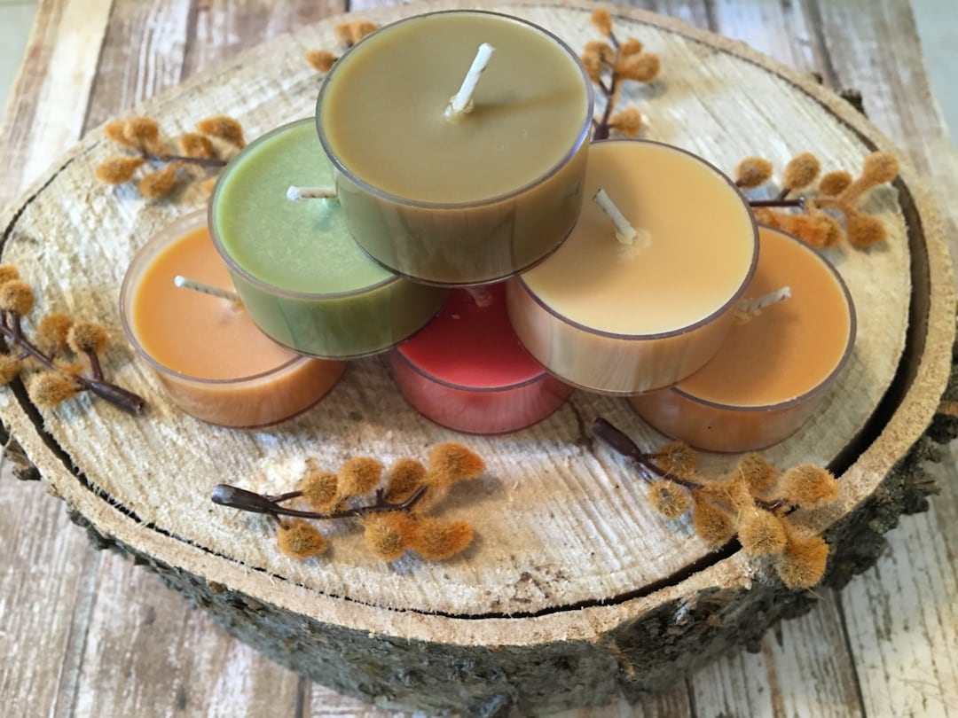 Choose 4// Fall Scented Soy Tealight Samples //15 Warm & Delightful