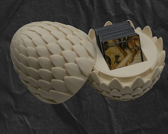 Magic the Gathering Dragon Egg Card holder Bone white