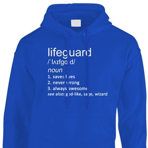 Fake lifeguard hoodie hotsell