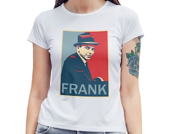Frank Sinatra Women's T-Shirt: Original Art Music Tee