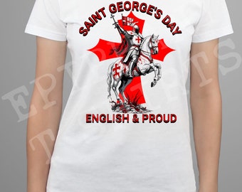 Saint George's Day Women's T-Shirt English England St. Celebration Original Design