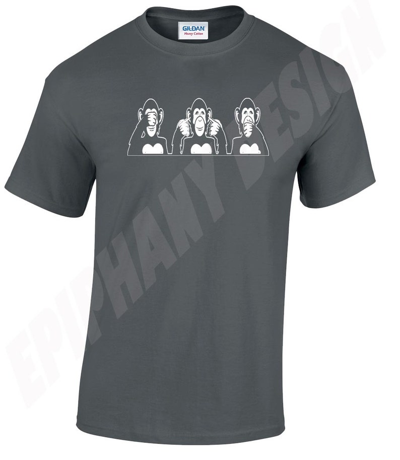 3 wise monkeys t shirt