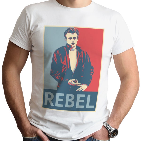 James Dean Men's T-Shirt Rebel Without A Cause T-Shirt Movie T Shirt Film Tee Top Gift For Movie Fans James Dean Tee