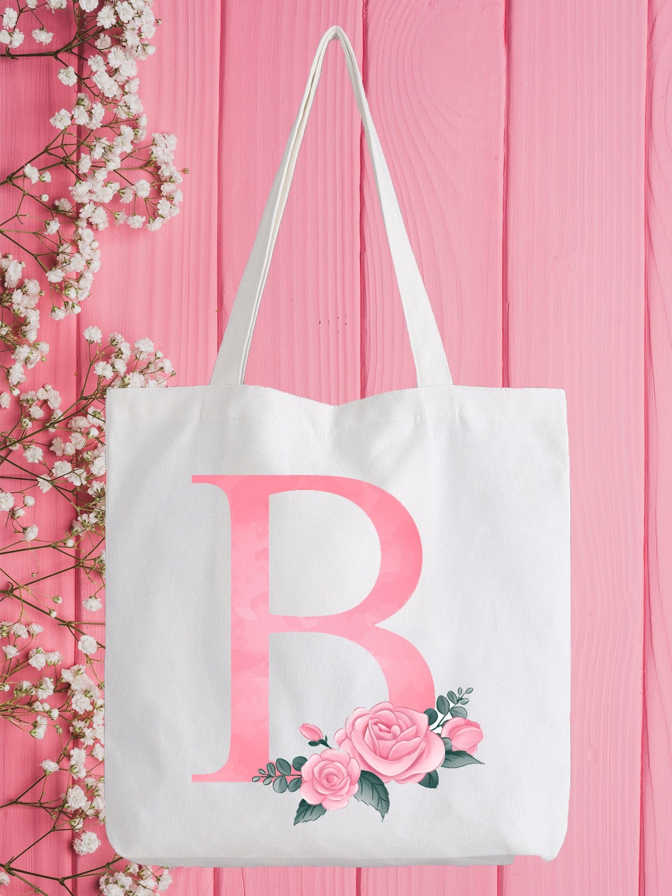 Initial Letter B Tote Bag 2020 2021 Flowers Rose Theme Name - Etsy Australia Initial Letter B Tote Bag 2020 2021 Flowers Rose Theme Name - Etsy Australia