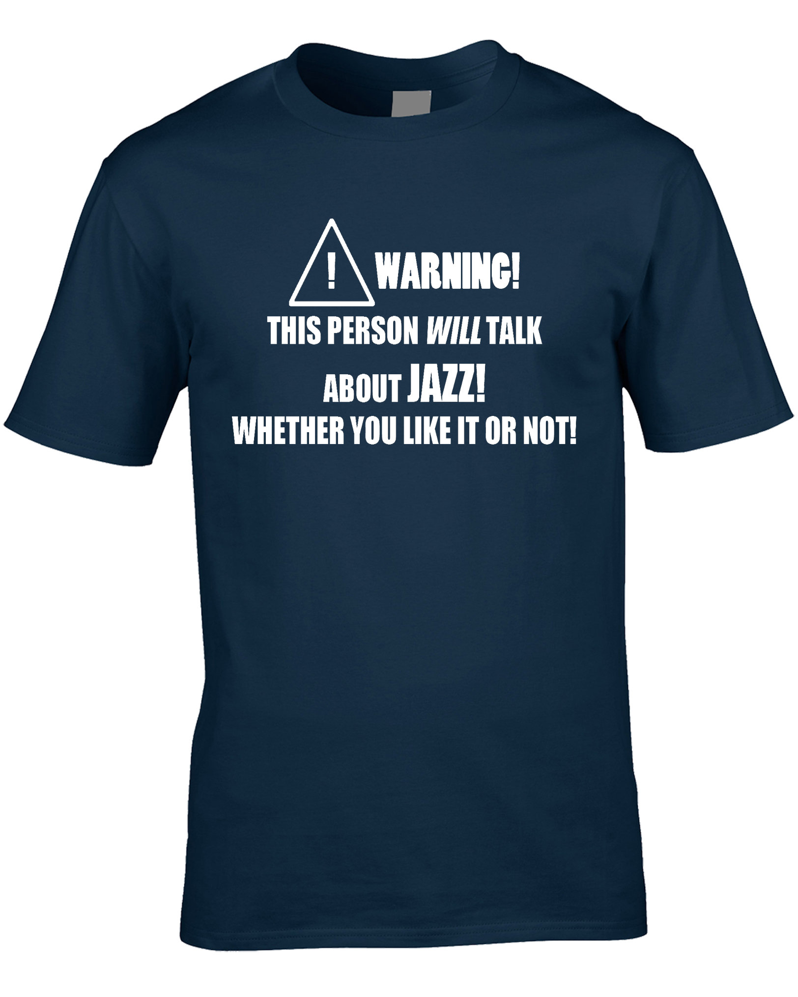 Funny Jazz T-shirt: Warning! May Talk About Jazz - Etsy