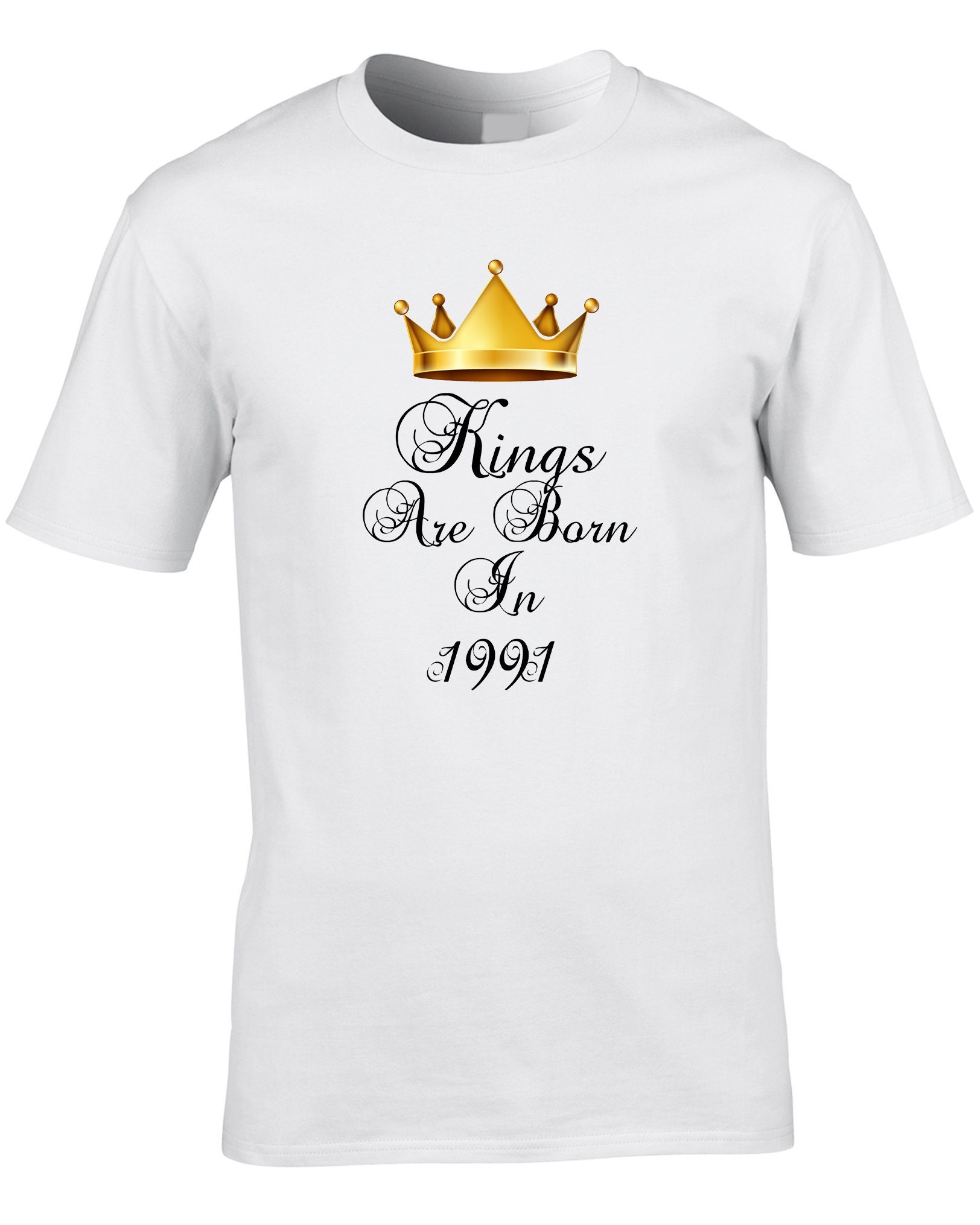 Kings Are Born In Your Month - Men's Birthday T-Shirt | Custom Month Tee | Cool Gift Idea