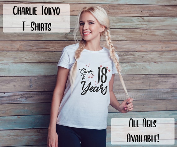 T-Shirt Femme Anniversaire 18 ans