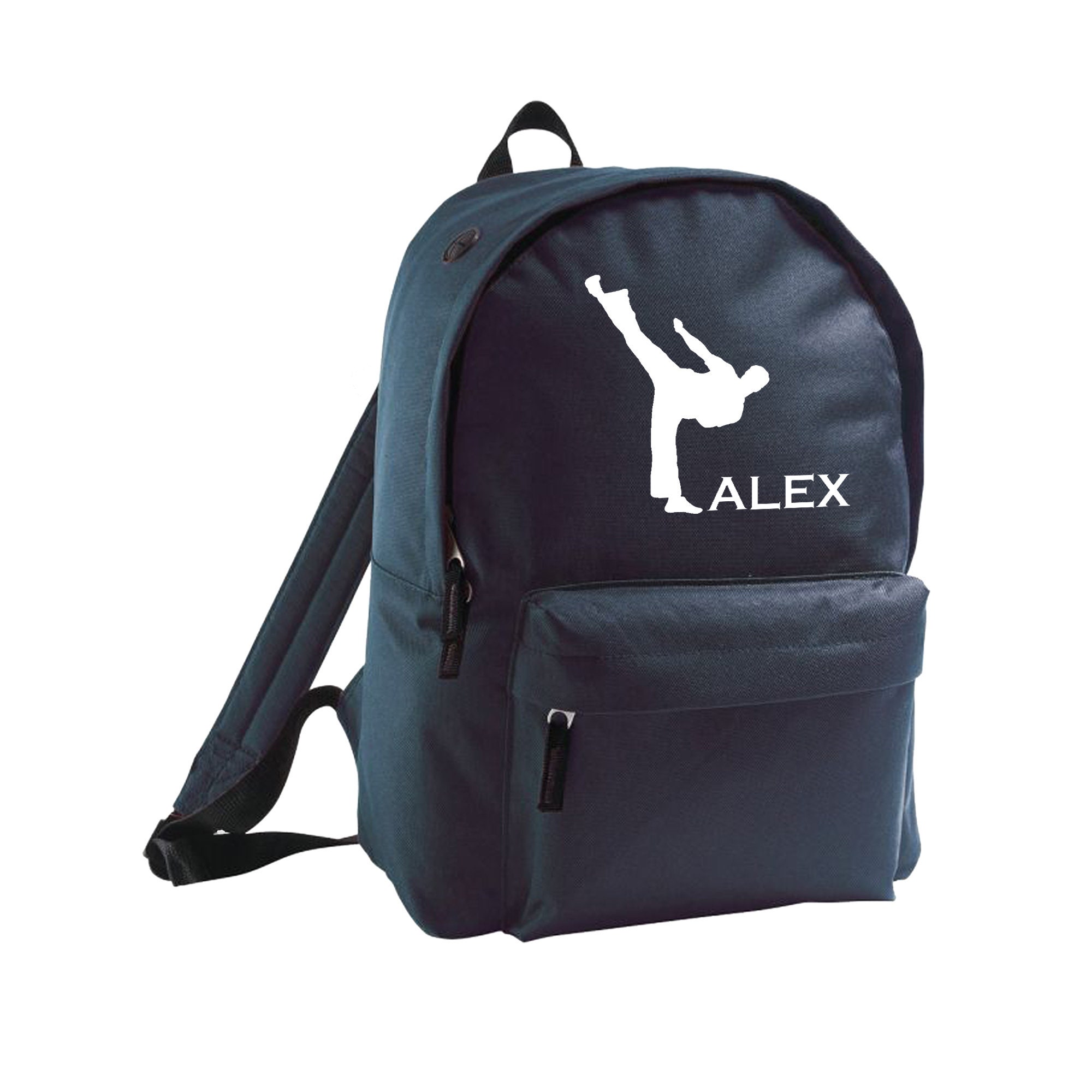 Kids Karate Backpack Personalised Add Name of Choice Martial Arts Boys ...