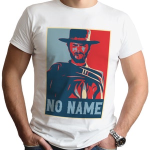 Clint Eastwood Men's T-Shirt Spaghetti Western T-Shirt Cowboy T Shirt Film Tee Top Gift For Western Fans Man With No Name