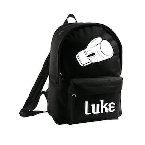 NETILGEN Sac à Dos 3 Pièces Enfant – Motif Rugby Abstrait, Sac École 44 Cm + Sac Isotherme Déjeuner + Trousse, Ensemble Scolaire Garçon Fille Primaire