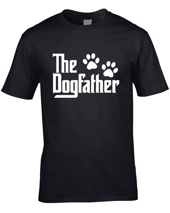 Mens The Dogfather Golden Retriever Dog Dad Tshirt Father's Day Mens The Dogfather Golden Retriever Dog Dad Tshirt Father's Day