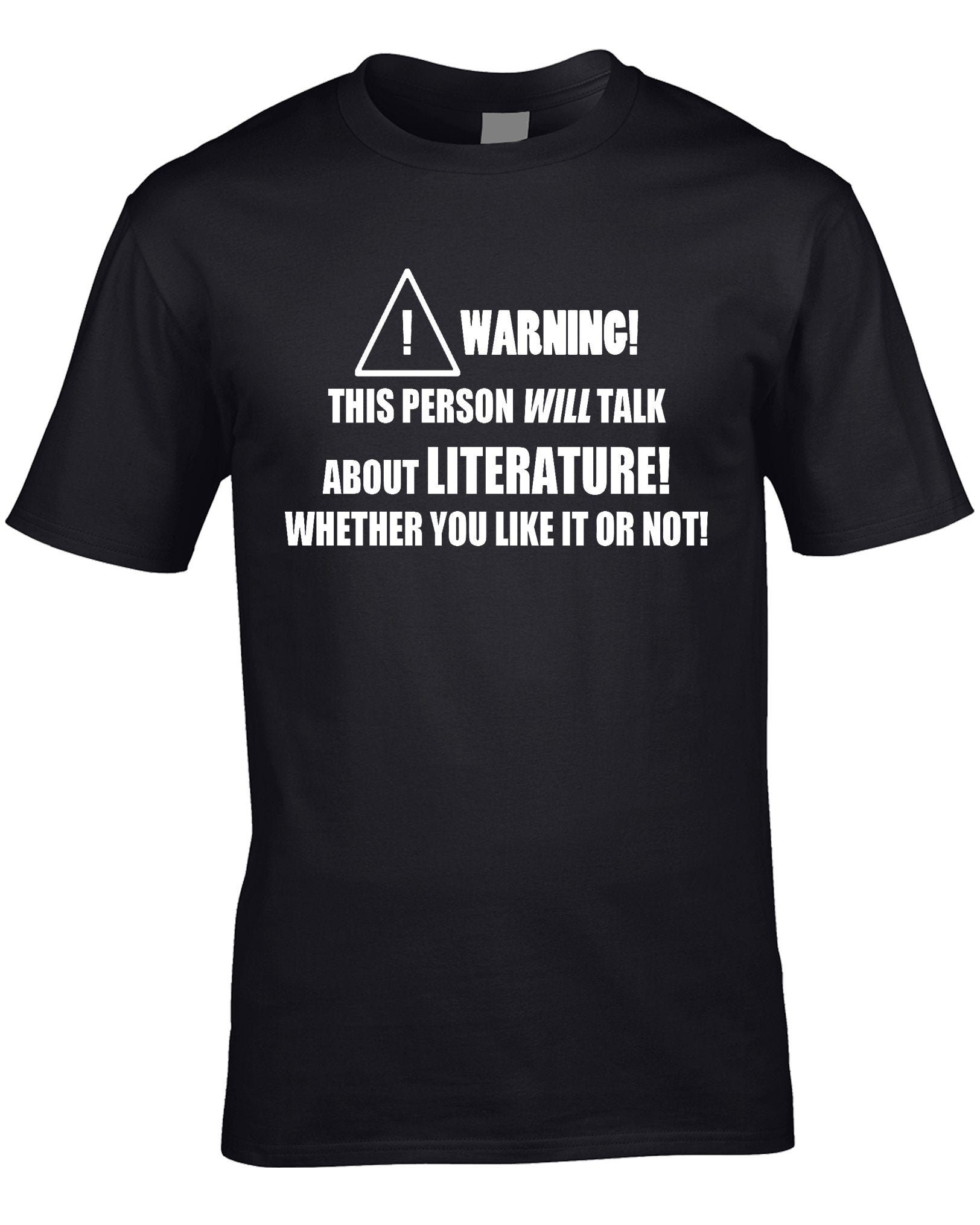Literatur Herren lustige TShirt englisch Sprache Poesie Prosa Etsy.de