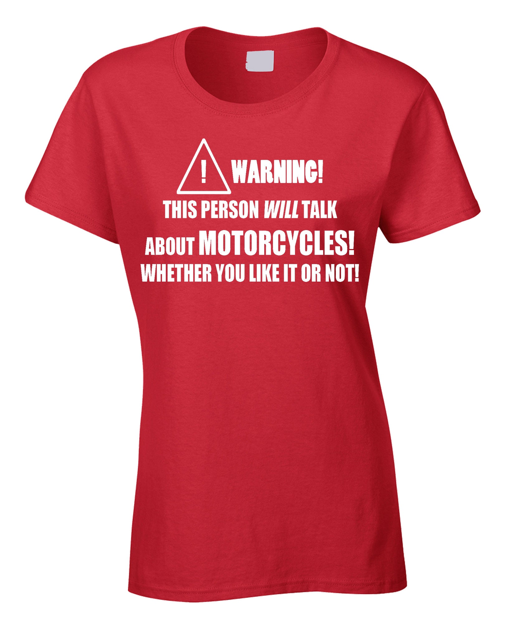 Motorcycles Women's Funny Tshirt Ladies Motorcycle Etsy UK