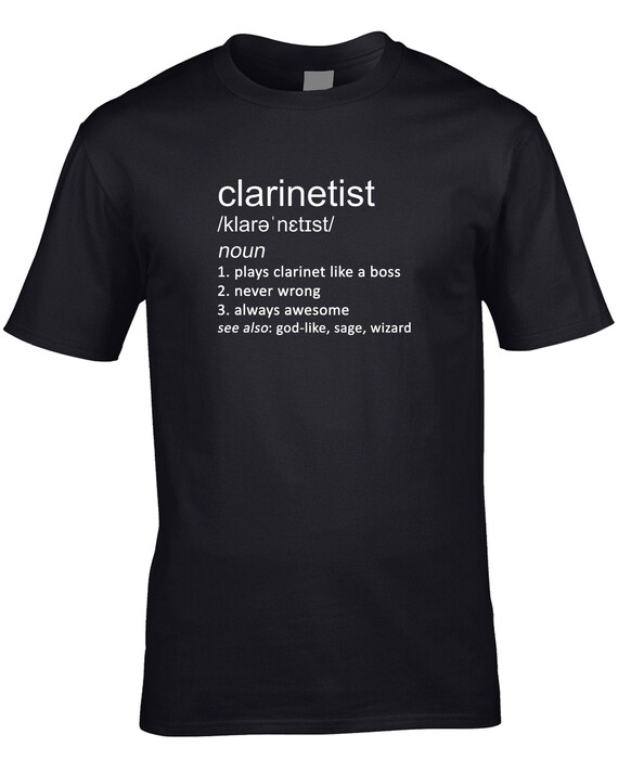 Clarinet T-Shirt - Funny Smart Clarinet Player Clarinet T-Shirt - Funny Smart Clarinet Player